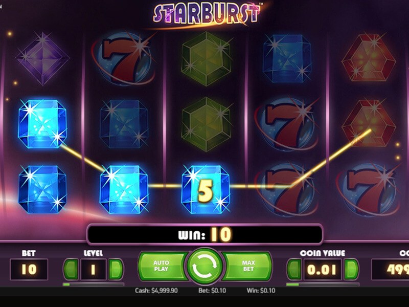 Play Online Starburst Slot Machine Real Money